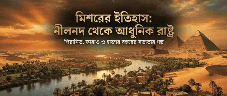 মিশরের ইতিহাস: রহস্য, রাজনীতি ও প্রাচীন সভ্যতার গল্প