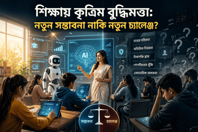 শিক্ষায় কৃত্রিম বুদ্ধিমত্তা: নতুন সম্ভাবনা নাকি নতুন চ্যালেঞ্জ?